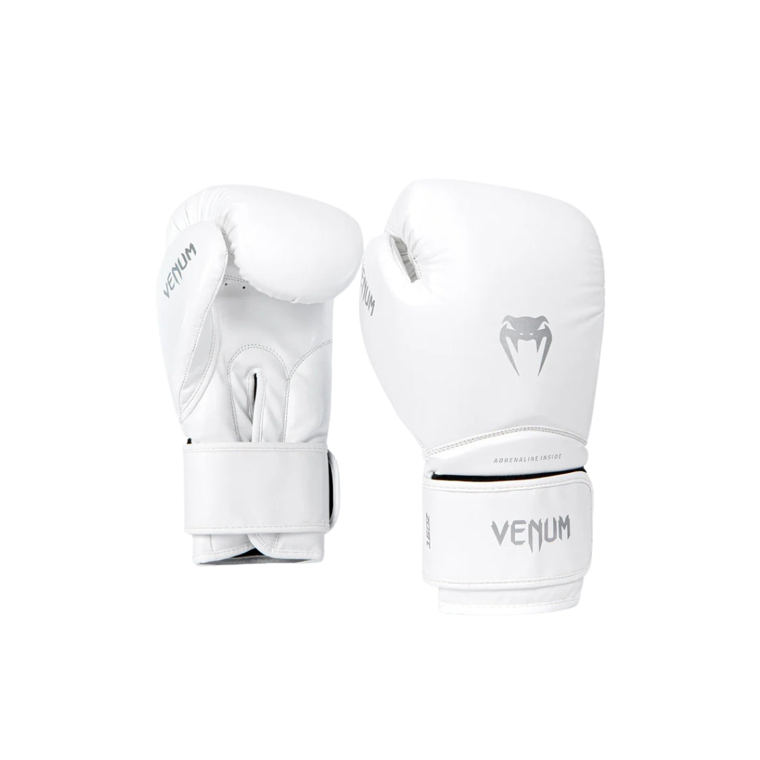 Venum Boxing Gloves Legendary White|Silver