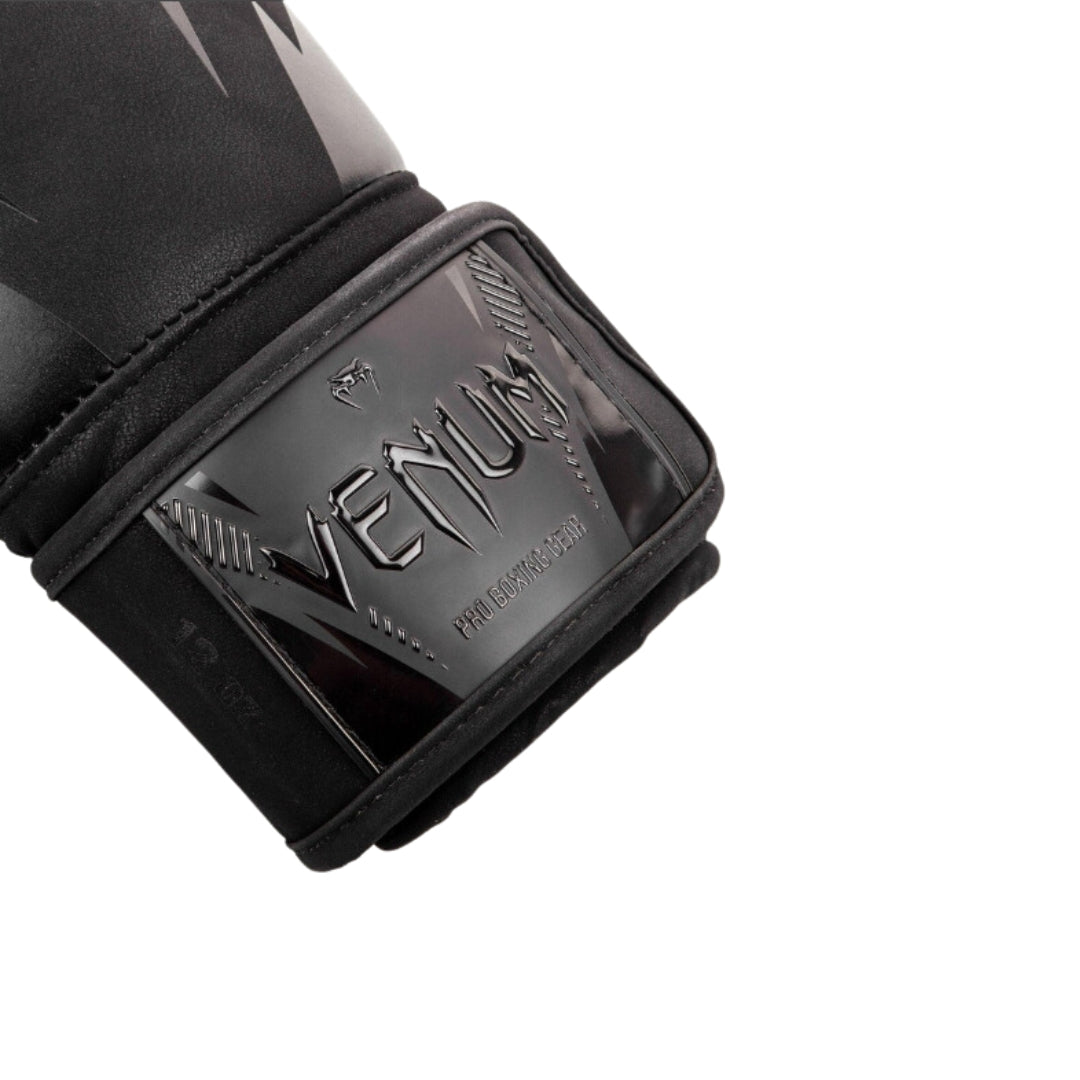 Venum Boxing Gloves Full Black Boxing Muaithai Kickboxing