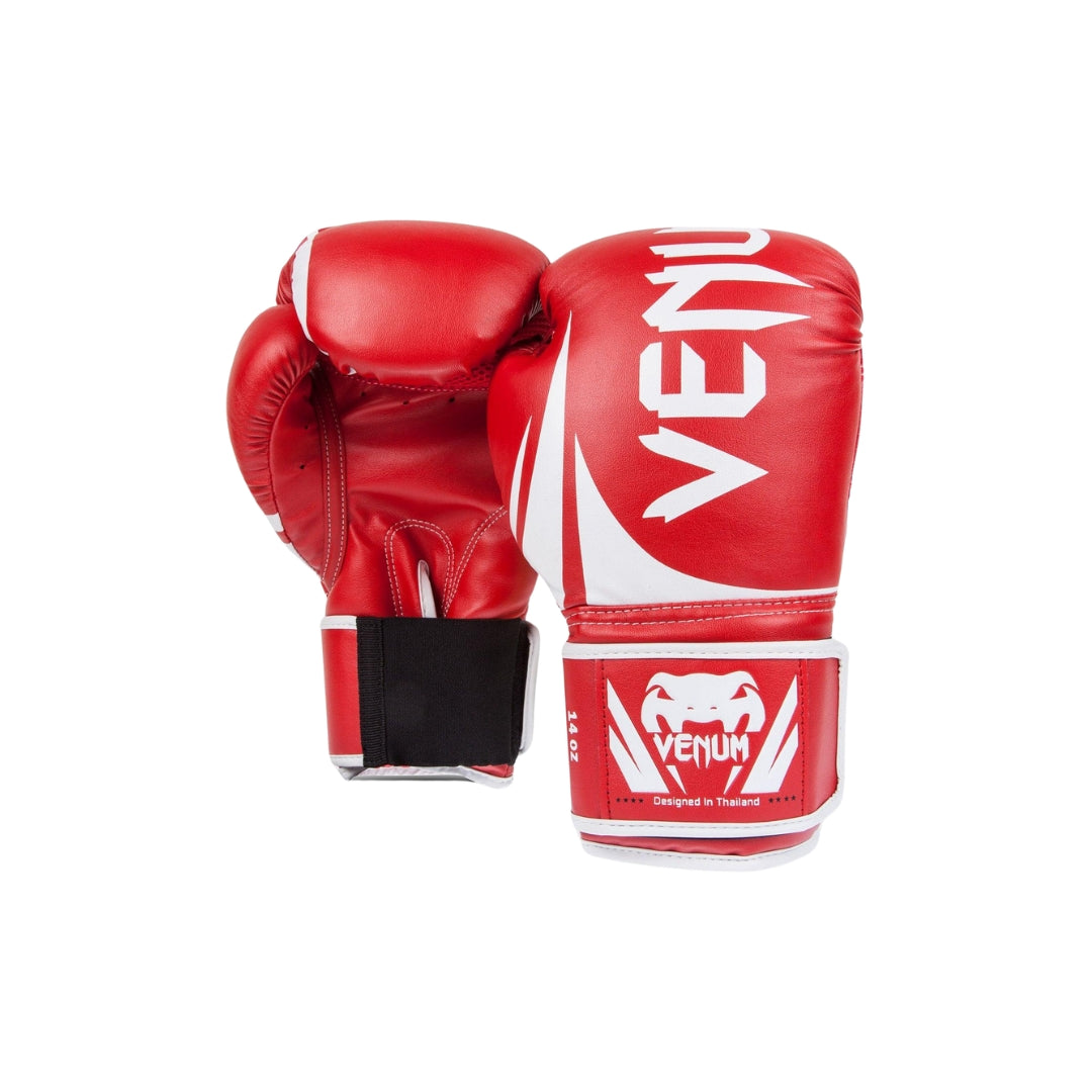 Venum Boxing Gloves White|Red MuayThai, Kickboxing