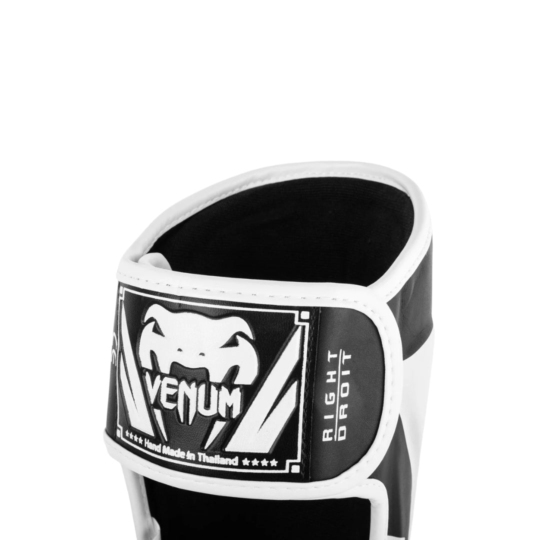 Venum Elite Standup Shin Guards - White/Black