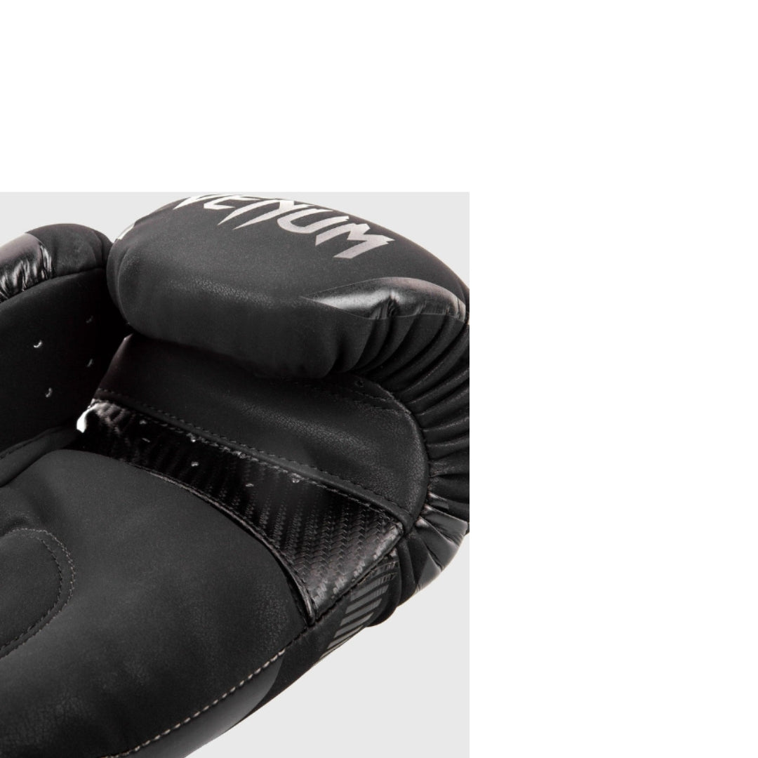 Venum Boxing Gloves Full Black Boxing Muaithai Kickboxing
