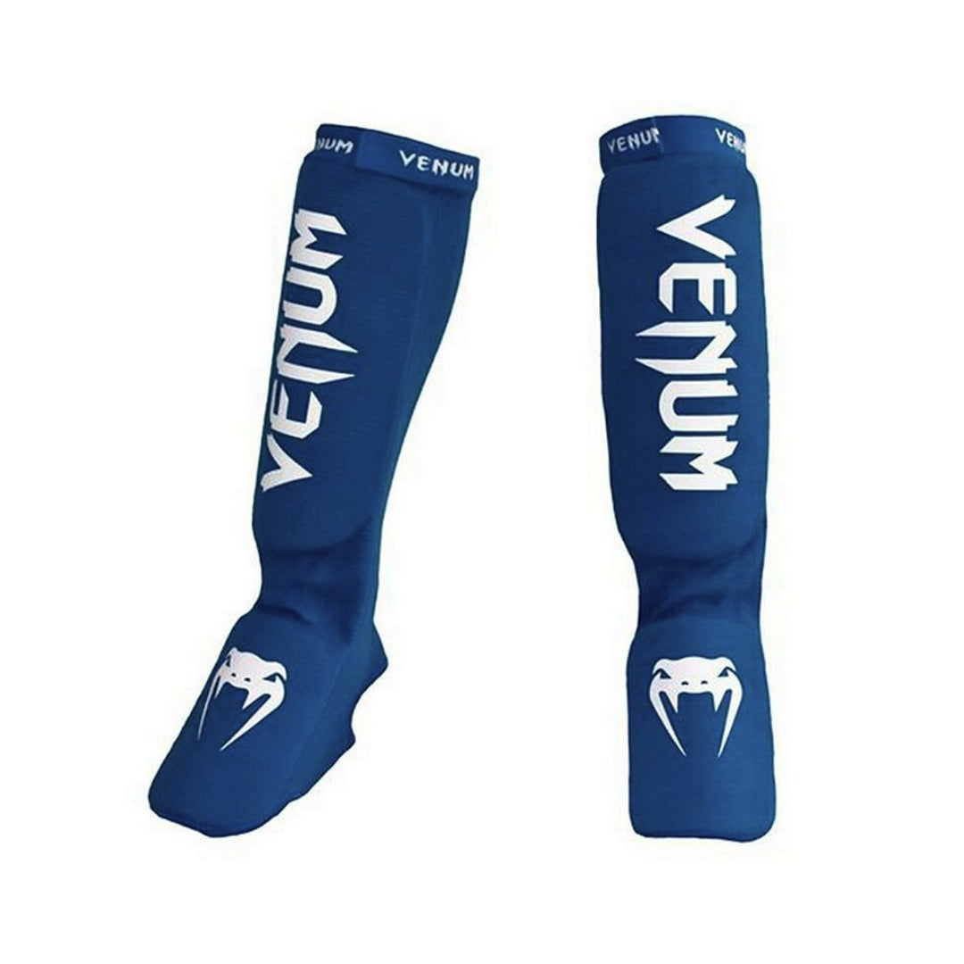 Shin Guards Venum Kontact - Blue MMA MuaiThai Kickboxing