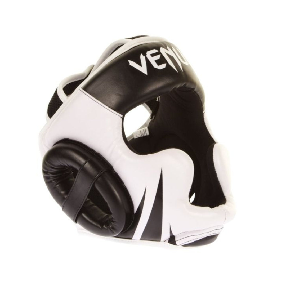 Venum Headgear Red Full Protection MMA Muaithai Kickboxing White Full