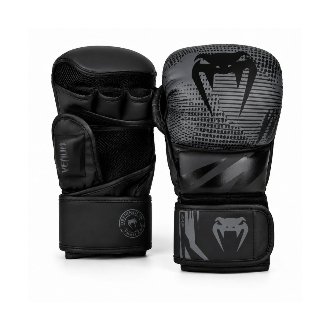 Venum Midnight Fury Sparring MMA Sparring Gloves - Gray