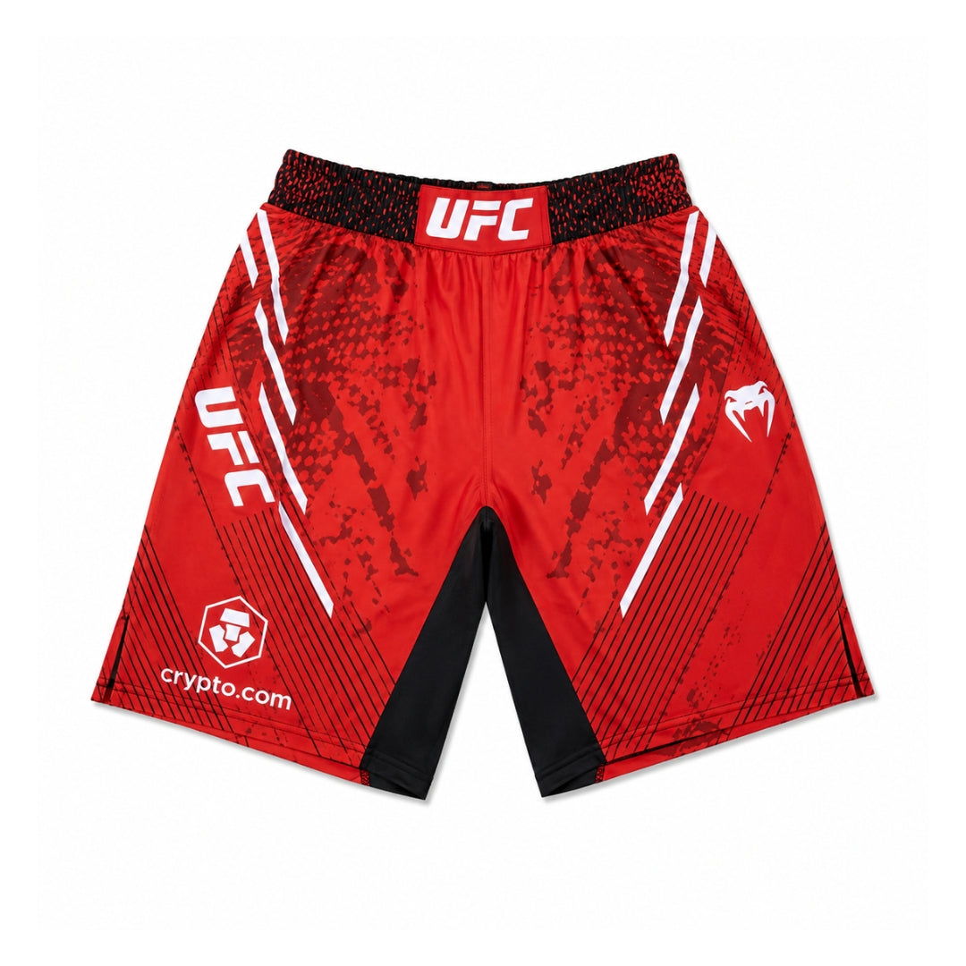 UFC Venum Authentic Fight Night MMA Shorts - Long Fit - Red