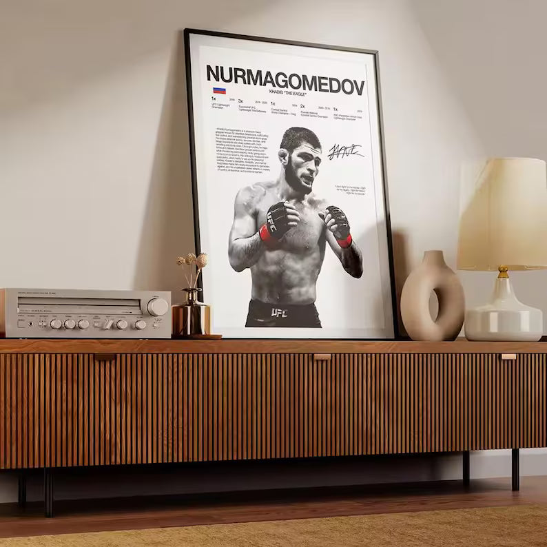 UFC Fighter Champion Poster MMA Lovers | NURMAGOMEDOV