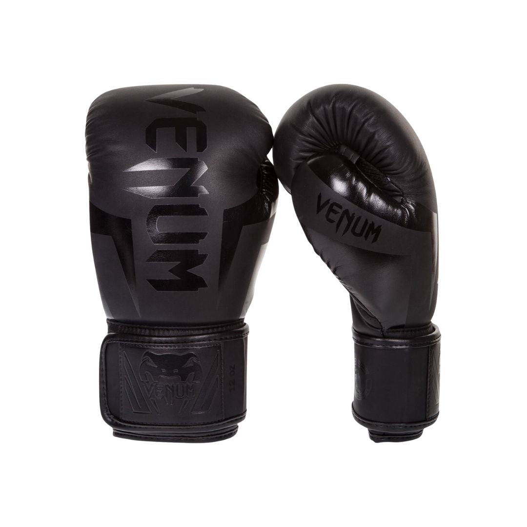 Venum boxing gloves in full black from FitFight Lebanon