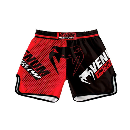 MuayThai Venum Training Camp Short Red