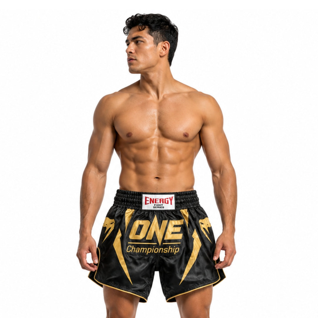 MuayThai Venum Short One Championship Gold