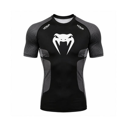 Venum Electron 2.0 Compression T-shirt Gray