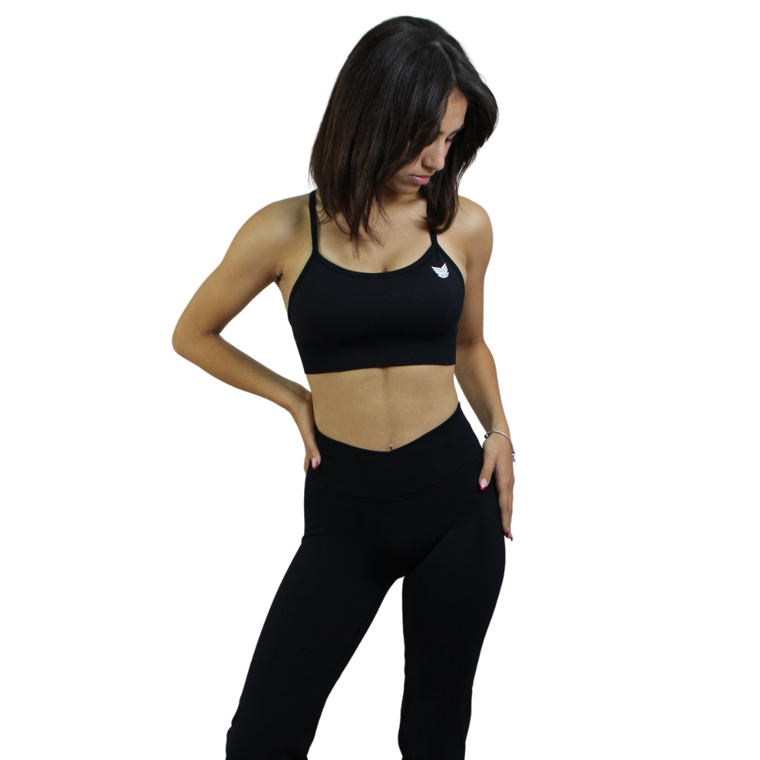 Elara Sports Bra - Black