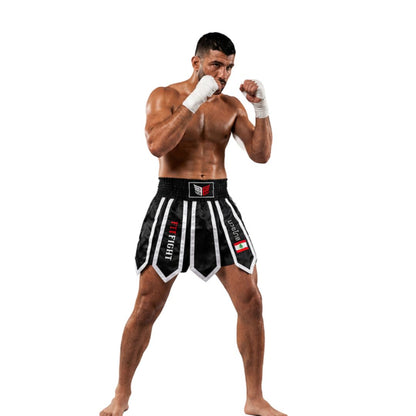 FITFIGHT Professional Muay Thai Shorts – Lebanon Edition