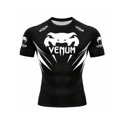 Venum 5.0 Compression T-shirt Black/White