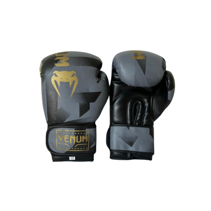 Venum Boxing Gloves Gray|Gold