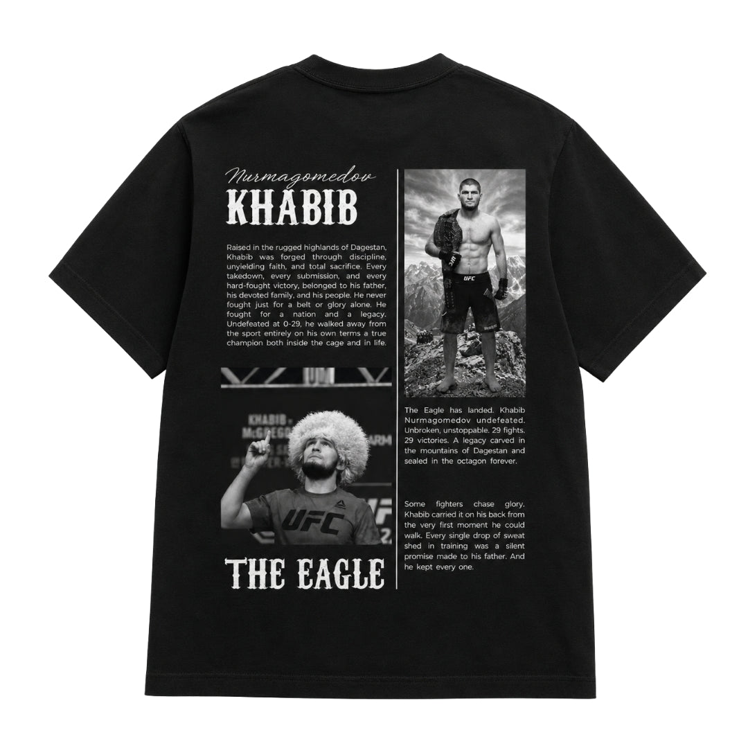 The Eagle Oversized Tribute T-Shirt – Black
