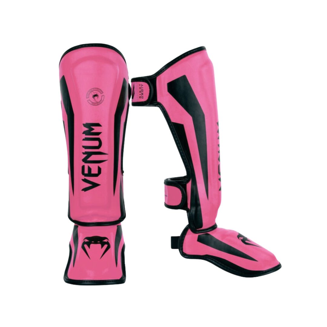 Venum Elite Standup Shin Guards - Pink