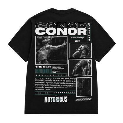 Conor Mcregor Oversized Tribute T-Shirt – Black/White