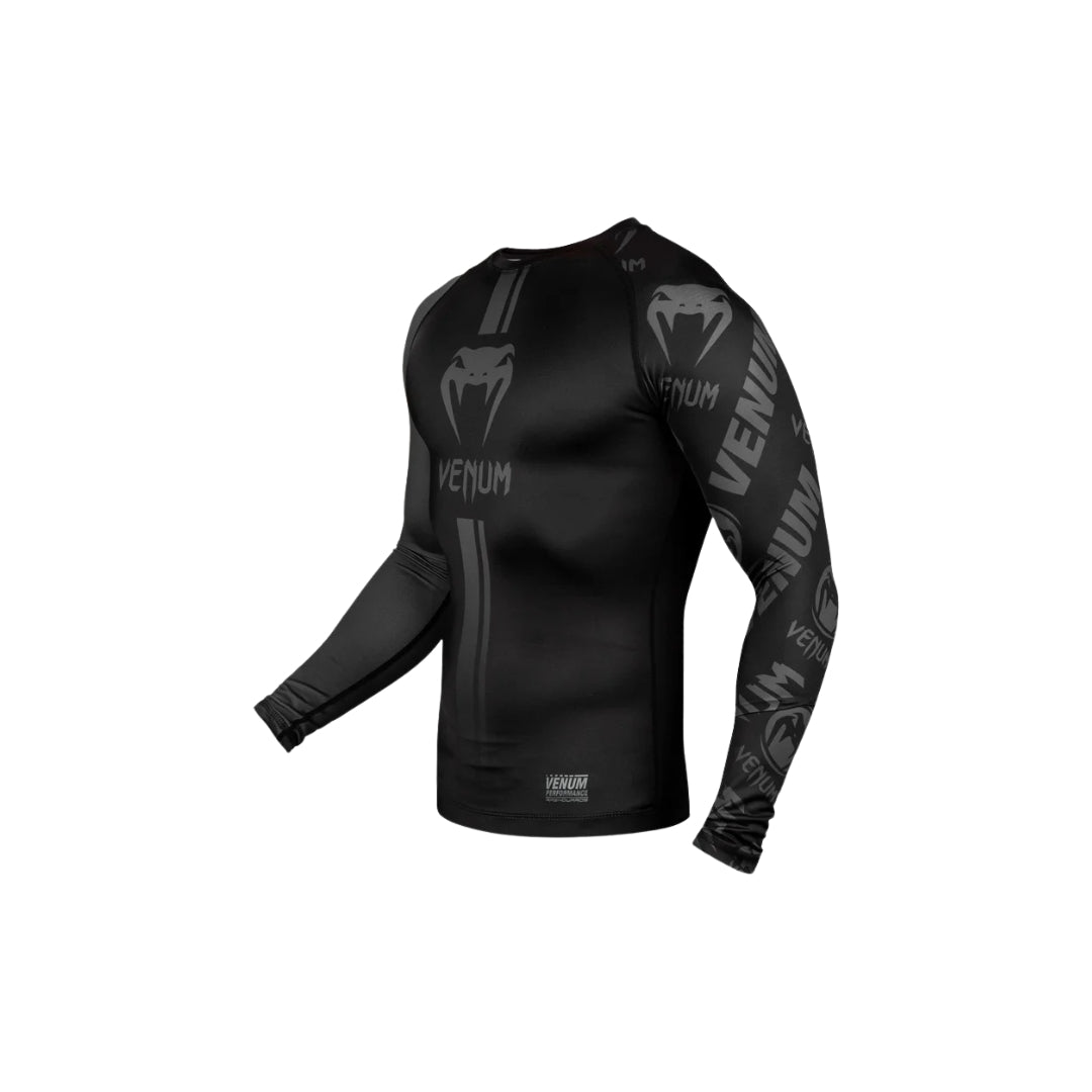 Venum Compression Long Sleeve Shirt Black|Full