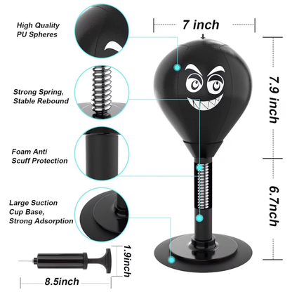 Desktop Punching Bag With Suction Cup