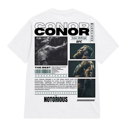 Conor Mcregor Oversized Tribute T-Shirt – Black/White