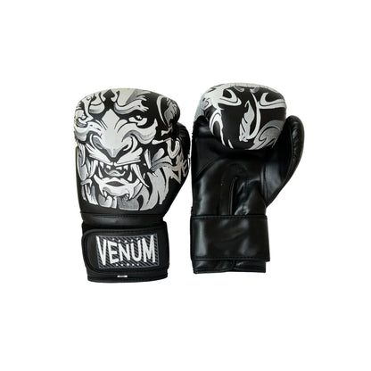 Devil Venum Boxing Gloves Black|White