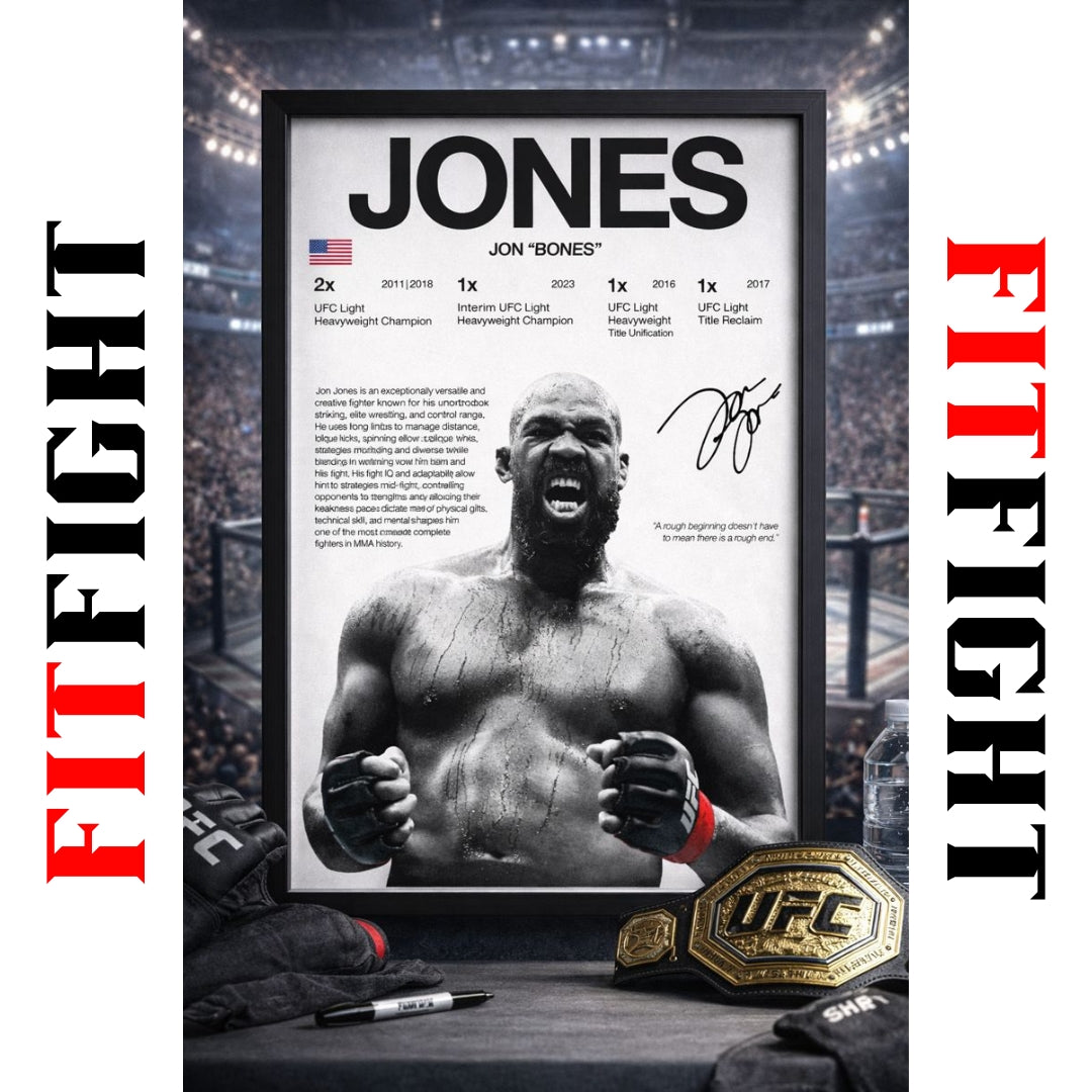 UFC Fighter Champion Poster MMA Lovers | JONES