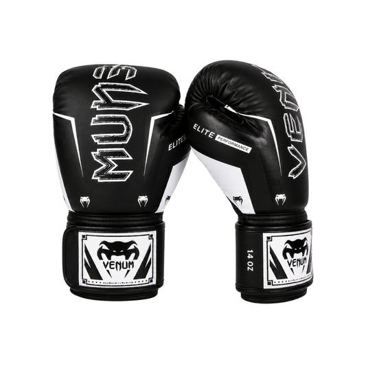 Venum Elite Boxing Gloves White/Black v1.0
