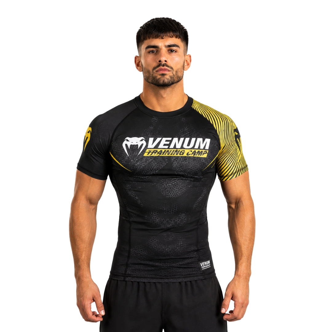 Venum Training Camp Compression T-shirt Black|Gold