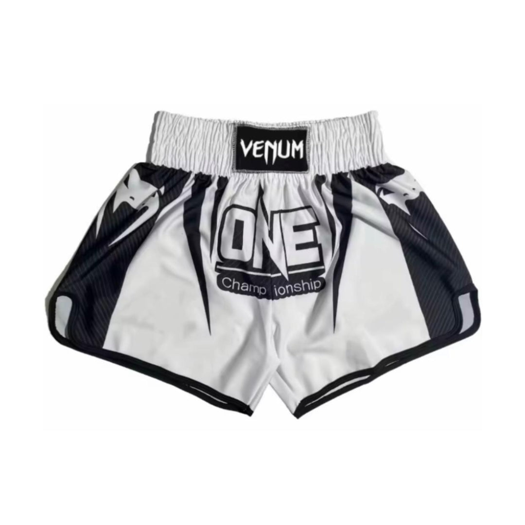 MuayThai Venum Short One ChampionShip White