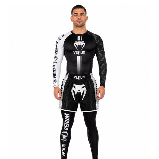 Rashguard T-shirt+Shorts 3pcs/set White Muay Thai Suit Bjj Kickboxing Men Gym Competition Sport Training Combat Wear