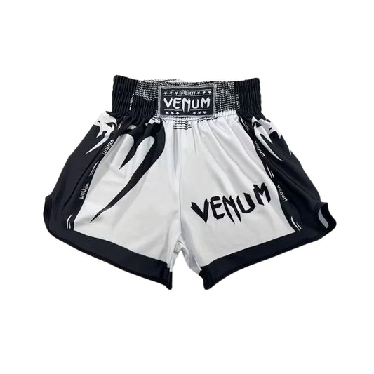 MuayThai Venum short Black|White