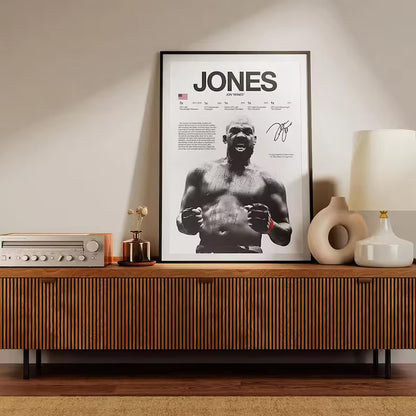 UFC Fighter Champion Poster MMA Lovers | JONES