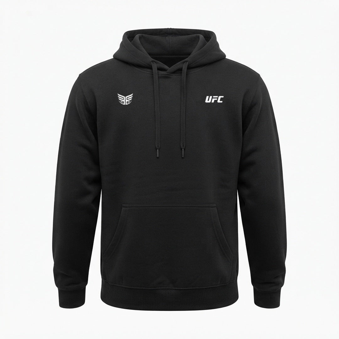 Ilia Topuria oversized tribute hoodie in black, front