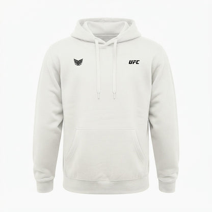 Ilia Topuria oversized tribute hoodie in white, front